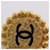Orecchini a clip rotondi Chanel Coco Mark Nero D'oro - vista 7