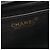 Chanel Coco Mark Handtasche aus schwarzem Denim - Ansicht 4