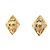 Orecchini a clip Chanel Coco Mark placcati oro D'oro - vista 2