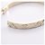 Orecchini a cerchio Chanel Coco Mark placcati oro D'oro - vista 8