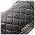 Borsa a tracolla Boy di Chanel in agnello nero - vista 7