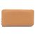 Hermès Portafoglio rotondo con zip Hermes Azap Long Caramel Marrone Caramello