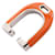 Hermès Hermes Etrier Accessoires Silber Orange  - Ansicht 1