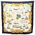 Hermès Hermes Carre 90 VOILES DE LUMIERE Sciarpa Bianco Multicolore Blu navy