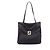 Borsa Tote Fendi Zucca nera in pelle e nylon Nero
