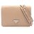 Borsa a tracolla in pelle beige Prada