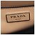 Borsa a tracolla in pelle beige Prada - vista 4