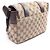 Borsa a Spalla Gucci GG Canvas Marrone Beige - vista 2