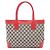 Borsa Tote Gucci GG Canvas Nero Rosso Beige