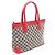Borsa Tote Gucci GG Canvas Nero Rosso Beige - vista 2