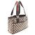 Borsa Gucci GG Canvas Horsebit Sherry Line Marrone Multicolore Beige - vista 2
