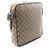 Borsa a Spalla Gucci GG Supreme Marrone Beige - vista 2