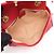 Borsa a mano in pelle Gucci GG Marmont Rosso - vista 3