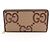 Cartera Continental Jumbo GG Gucci Castaño Beige
