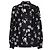 Valentino Blusa de seda floral Pre-Fall 2017 Negro Rosa