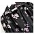 Valentino Blusa de seda floral Pre-Fall 2017 Negro Rosa - vista 6