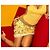 Louis Vuitton Pareo Voile di Cotone Monogram Flowers Marrone Bianco Giallo - vista 4