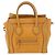 Céline Celine Luggage Smooth Leather Nano Giallo