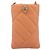 Bulgari Bvlgari Serpenti Cabochon Handyhalter mit diagonaler gesteppter Lederkette Orange