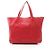 Céline Celine Horizontale Cabas Tote Tasche aus rotem Leder