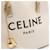 Céline Celine Horizontal Cabas Tote Bag Weiß Golden  - Ansicht 4