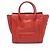 Céline Borsa Celine Luggage Mini Shopper Rosso
