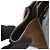 Céline Borsa a 2 modi Celine Luggage Nano Shopper Nero Bianco Cachi - vista 8