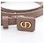 Christian Dior Standardgürtel aus beige Leder - Ansicht 2