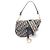 Borsa Saddle Christian Dior blu navy e beige