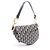 Borsa Saddle Christian Dior blu navy e beige - vista 2