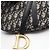 Borsa Saddle Christian Dior blu navy e beige - vista 7