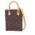 Borsa Petite Sac Plat Louis Vuitton Marrone