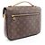 Borsa Louis Vuitton Pochette Metis MM Marrone - vista 2