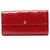 Louis Vuitton Sarah Bi-fold langer Geldbeutel Rot