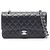 Borsa a tracolla Chanel Matelassé Double Flap Nero