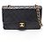 Borsa a Spalla Chanel Matelassé Double Flap Nero
