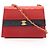 Borsa a Spalla Chanel Matelassé Nero Rosso