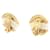 Orecchini a clip placcati in oro Chanel Bianco D'oro  - vista 2