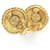 Orecchini a clip placcati in oro Chanel Bianco D'oro  - vista 5