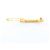 Barrette Chanel placcata oro Beige - vista 2