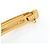 Barrette Chanel placcata oro Beige - vista 5