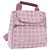 CHANEL Neuer Travel Line Rucksack Canvas 2way Rosa Silber CC Authentisch 189678A Pink