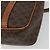 Céline Borsa CELINE Macadam Canvas PVC Pelle Marrone Oro Auth mr2661 D'oro - vista 12