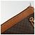 Céline Borsa CELINE Macadam Canvas PVC Pelle Marrone Oro Auth mr2661 D'oro - vista 14