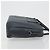 Borsa Business PRADA in pelle Saffiano Blu Navy Argento Auth ka5145 - vista 4