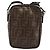 FENDI Borsa a Spalla Zucca in PVC e Pelle Marrone Argento 7VA456 Auth ka5128 - vista 3