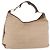 Borsa a tracolla Salvatore Ferragamo Gancini in tela beige e oro Auth gh2197 D'oro