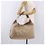 Borsa a tracolla Salvatore Ferragamo Gancini in tela beige e oro Auth gh2197 D'oro - vista 22