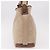 Borsa a tracolla Salvatore Ferragamo Gancini in tela beige e oro Auth gh2197 D'oro - vista 4