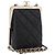 CHANEL Matelasse Chain Shoulder Bag Lamb Skin Black Gold CC Auth 191542SM Nero D'oro